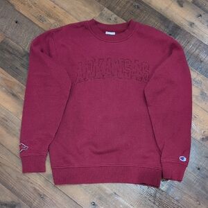 Champion Women's Burgundy Arkansas Sweatshirt